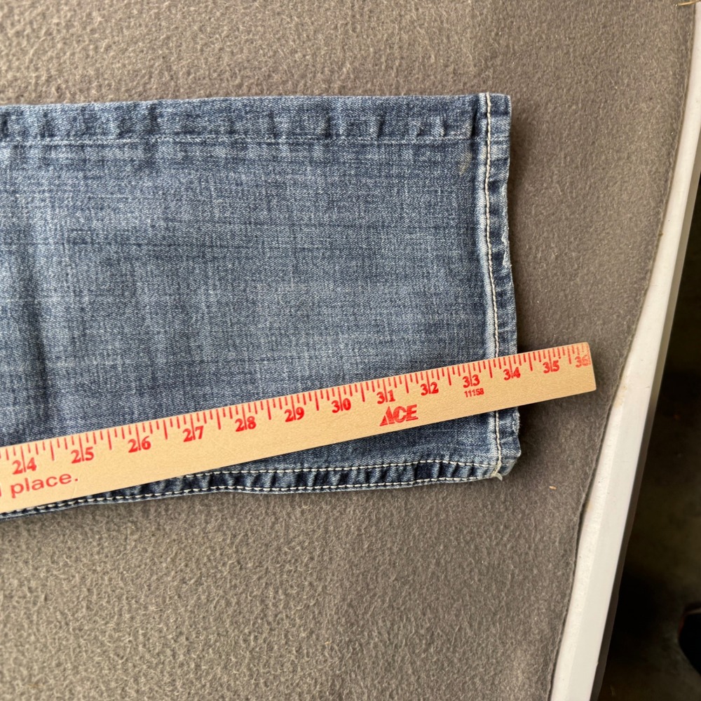 Miss Me Bootcut Jeans Women Size 27 Blue JP5647B Fleur De Lis Embellished Y2K - Picture 11 of 12